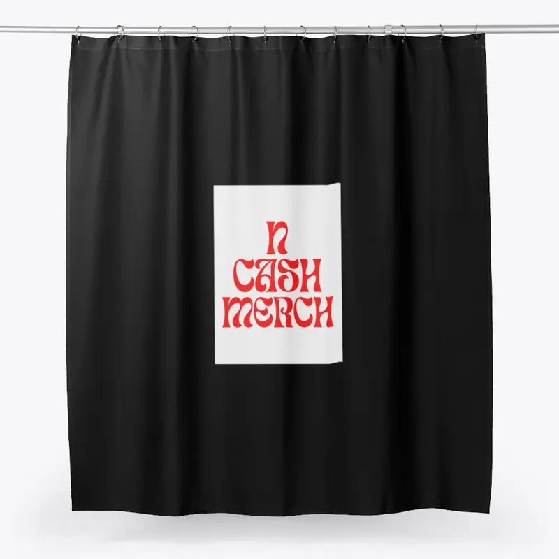 N Cash Merch Shower Curtain