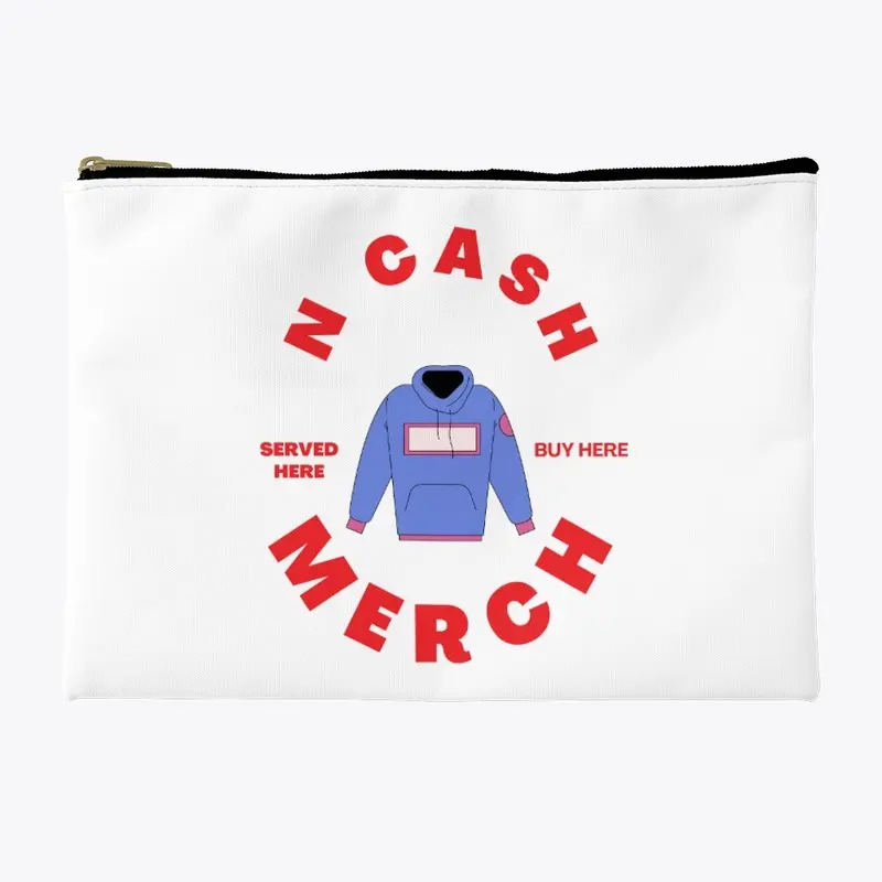 N Cash Merch Serve and Buy Here Pouch