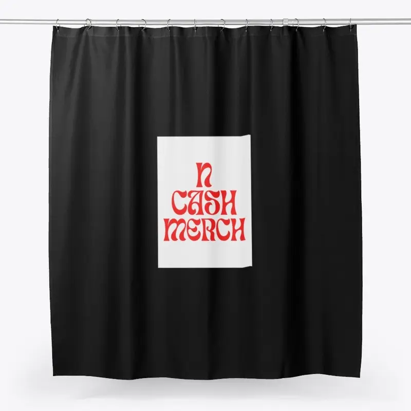 N Cash Merch Shower Curtain